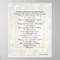 Thought Provoking Poem on Psychedelic Background