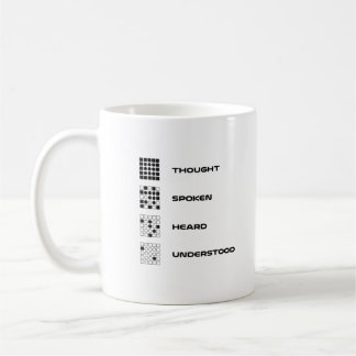 Thought, Spoken, Heard, Understood Coffee Mug