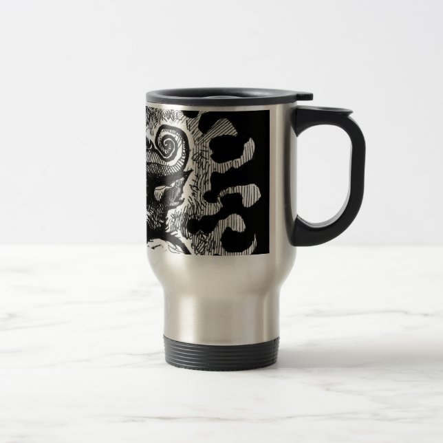 Thoughtful Demon 15oz Travel Commuter Mug (Right)