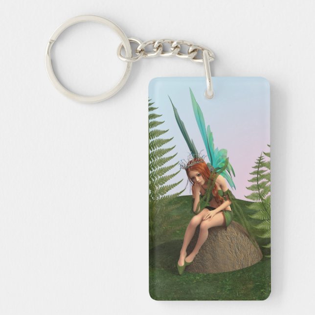 Thoughtful Fairy Key Ring (Front)