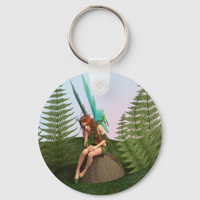 Thoughtful Fairy Key Ring (Front)