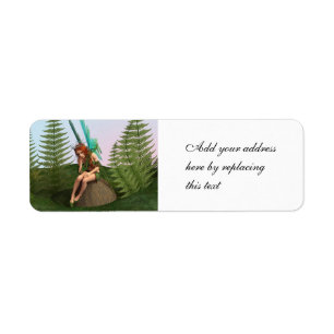 Thoughtful Fairy Return Address Label