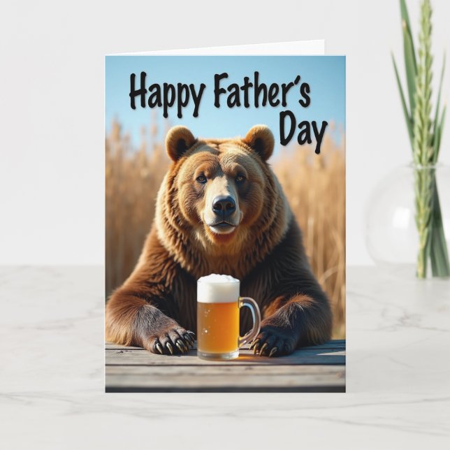 Thoughtful Fathers Day Brew Card (Front)