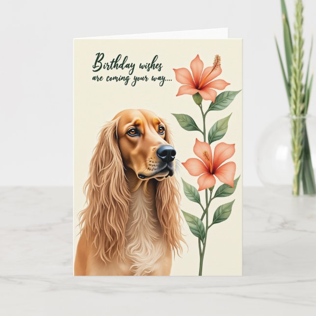 Thoughtful Pet Birthday Card (Front)