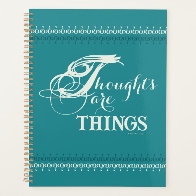 Thoughts are Things 8.5" x 11" Planner (Front)