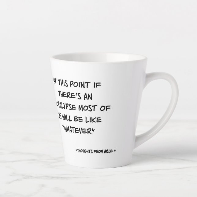 Thoughts From Aisle 4 Mug (Right)