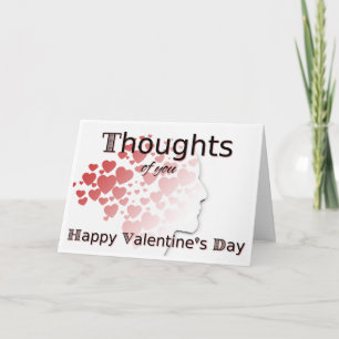 Thoughts of You Valentine's Day Card