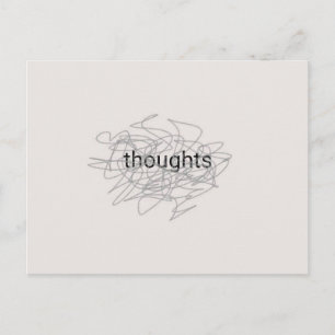 Thoughts Postcard