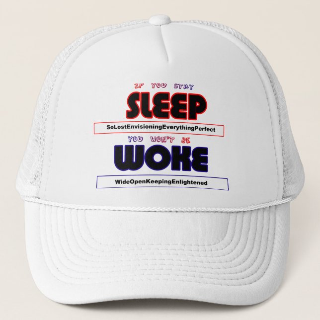 Thoughts Reveal Character  Trucker Hat (Front)