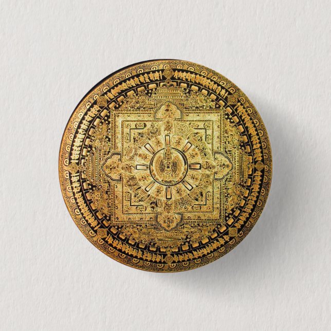 Thousand-Armed Avalokiteshvara Button (Front)