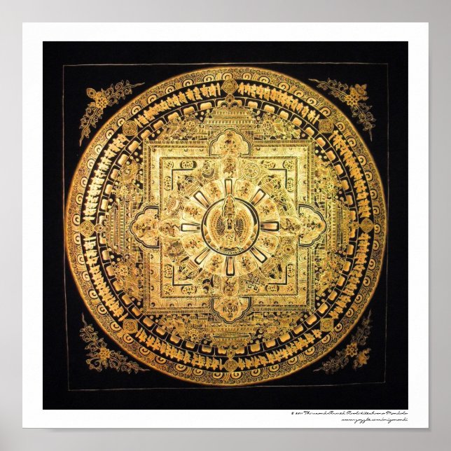 Thousand-Armed Avalokiteshvara Mandala Poster (Front)