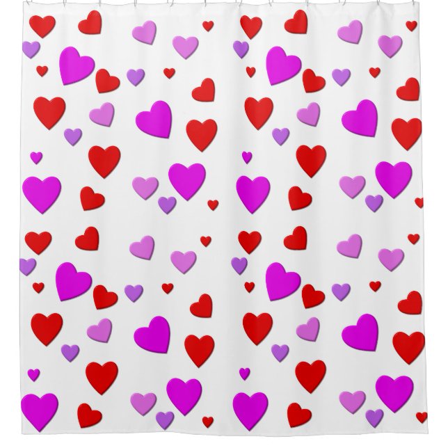 thousand hearts for you shower curtain (Front)