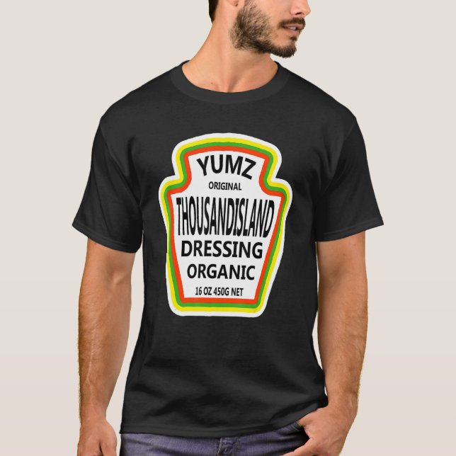 Thousand Island Dressing Salad Easy Halloween Cost T-Shirt (Front)