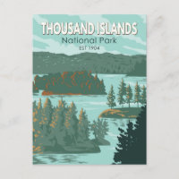 Thousand Islands National Park Canada Vintage