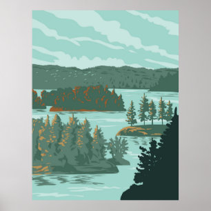 Thousand Islands National Park Poster