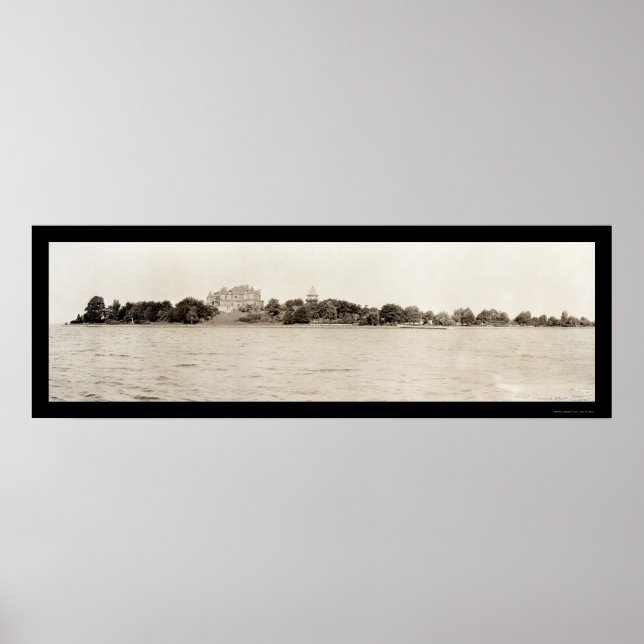 Thousand Islands NY Photo 1909 Poster (Front)
