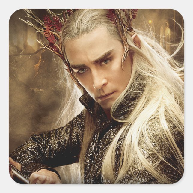 Thranduil Character Poster 1 Square Sticker (Front)