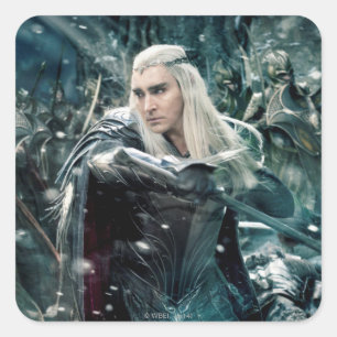 Thranduil In Battle Square Sticker
