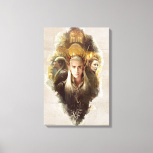 Thranduil, LEGOLAS GREENLEAF™, & TAURIEL™ Grap Canvas Print