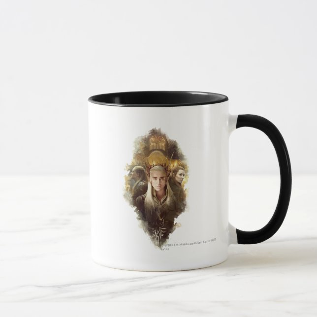Thranduil, LEGOLAS GREENLEAF™, & TAURIEL™ Graphic Mug (Right)