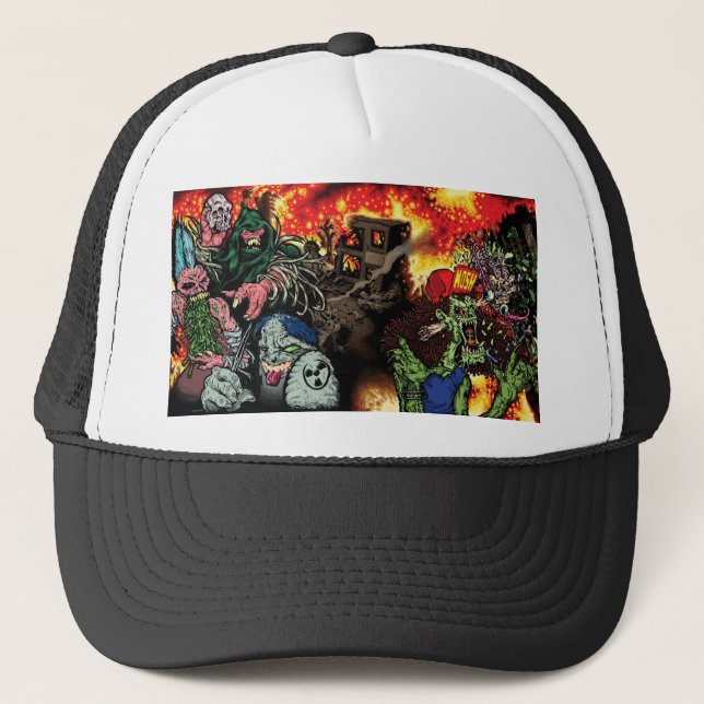 Thrashing Like A Maniac - Trucker Cap with art (Front)