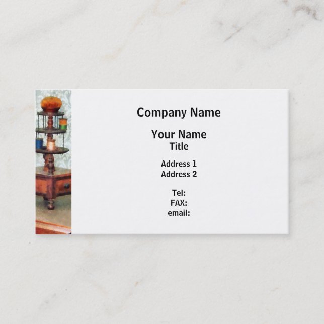 Thread Carousel Business Card (Front)