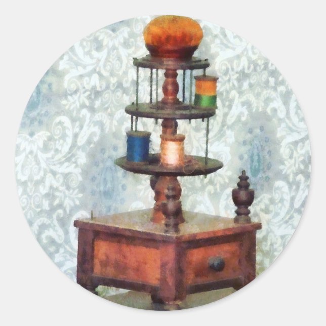 Thread Carousel Classic Round Sticker (Front)