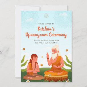 Thread Ceremony invitations & Upanayanam invites