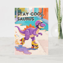 Thread-Painted Art | Dinosaur Folded Birthday