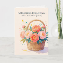 Thread-Painted Art | Peony Classic Mother's Day