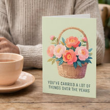 Thread-Painted Art | Peony Funny Mother's Day