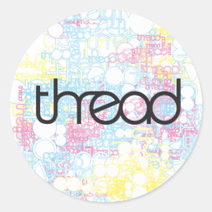 Thread Show Classic Round Sticker