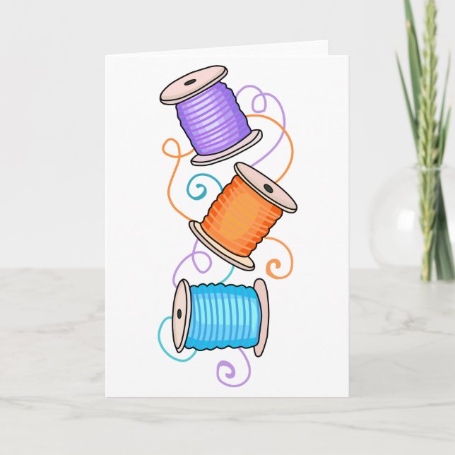 Thread Spools Card (Front)