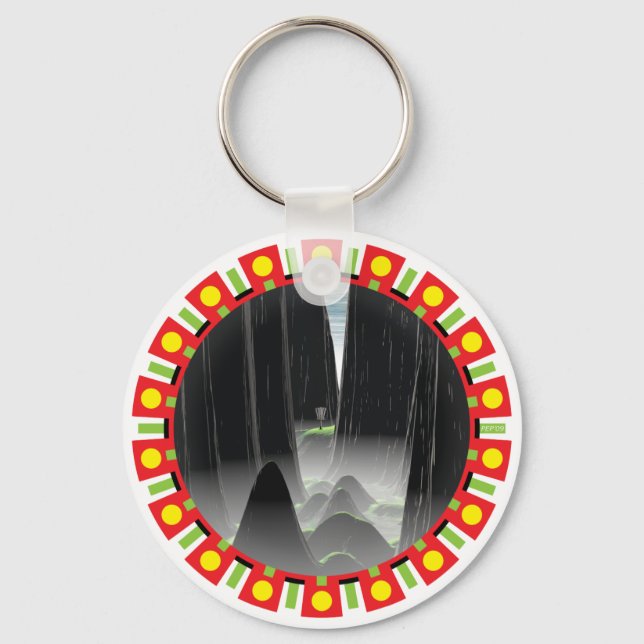 Thread The Needle Key Ring (Front)