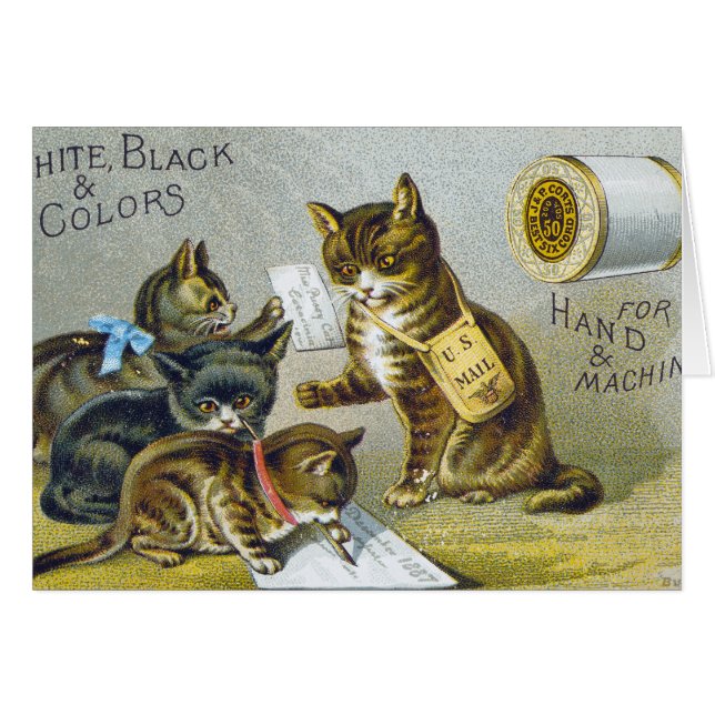 Thread Trade Card, 1880 (Front Horizontal)
