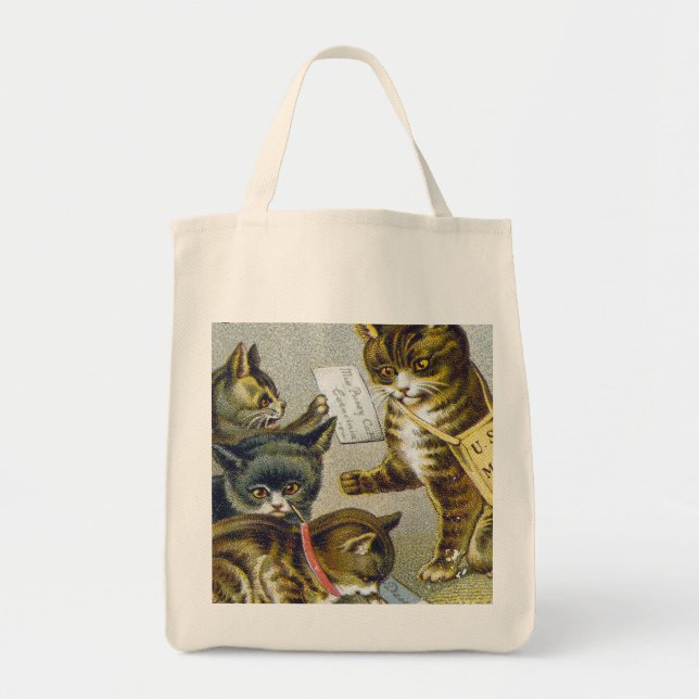 Thread Trade Card, 1880 Tote Bag (Front)
