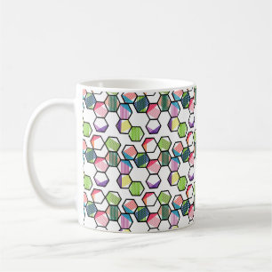 Threaded Hexagons Coffee Mug