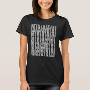 Threadless Emeline Cable Row Graphic T-Shirt