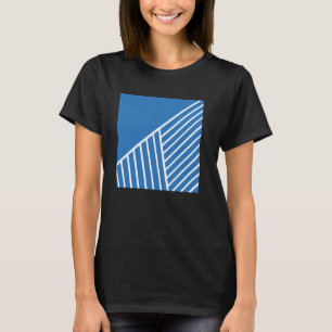 Threadless Emeline Geo Close Up 3 French Blue Grap T-Shirt
