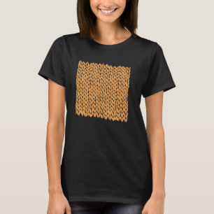 Threadless Emeline Hand Knit Marigold Graphic T-Shirt