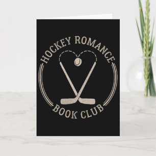 Threadless Grey Sky Chai Hockey Romance Book Club  Card