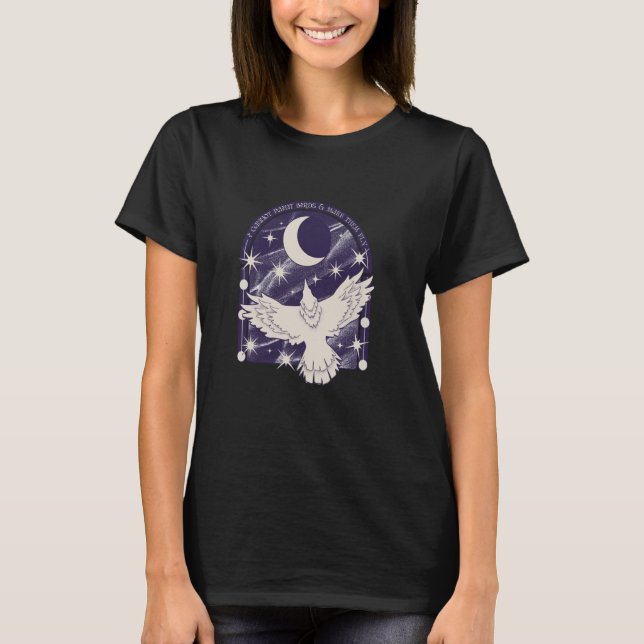 Threadless Lauren Spooner I Cannot Paint Birds...  T-Shirt (Front)
