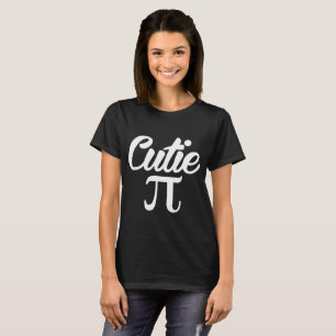 Threadrock Girls Cutie Pi Fitted Pi Day Math Nerd T-Shirt