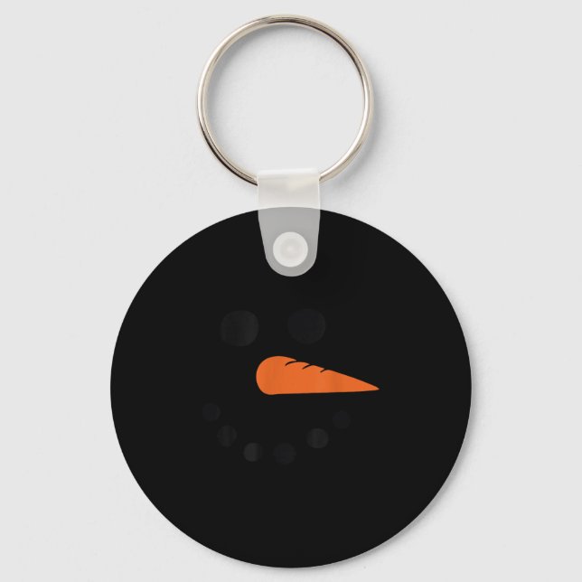 Threadrock Winter Snowman Face - Uni-adults, Uni-k Key Ring (Front)