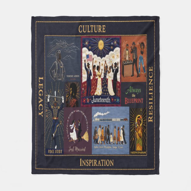 Threads of Legacy Fleece Blanket (Front)