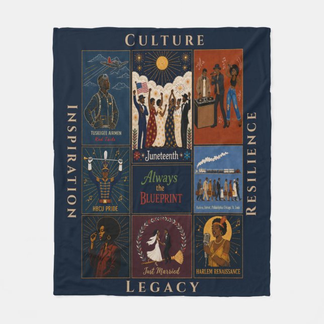 Threads of Legacy Fleece Blanket (Front)