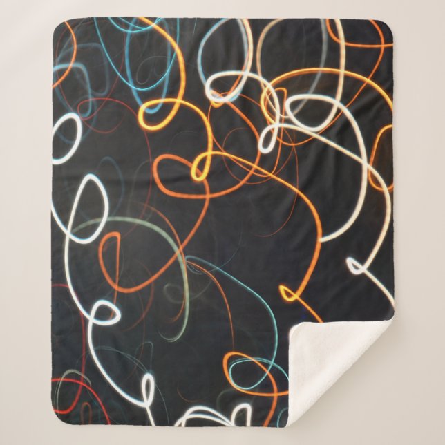Threads of Motion—Sherpa Blanket  (Front)