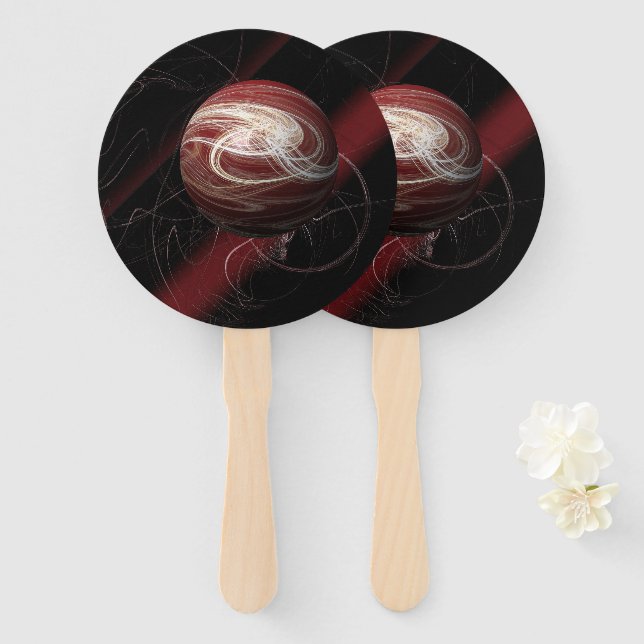 Threads of the Cosmos Hand Fan (Front and Back)