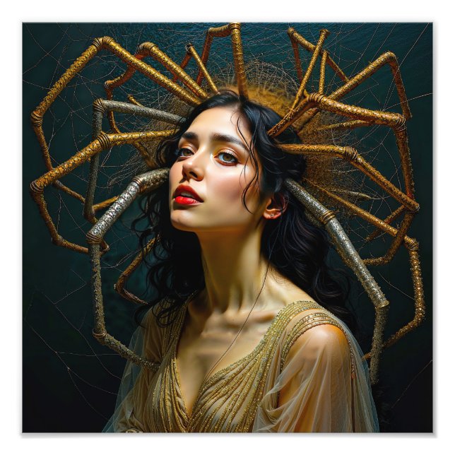 Threads of Transgression  Arachne's Transformation Photo Print (Front)