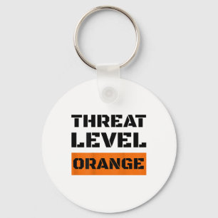 Threat Level Orange High Risk Of Trump Ruining Ame Key Ring